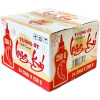 THÙNG TƯƠNG ỚT LONG KÝ 250G X 24 CHAI - CAY NỒNG - SIÊU NGON