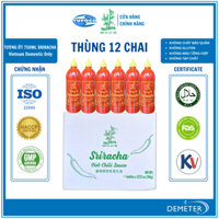 Thùng Tương Ớt Sriracha Ba Cây Tre 750Ml x 12