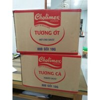 Thùng tương ớt / tương cà cholimex gói 10gr (thùng 800 gói)