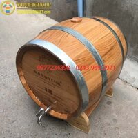 THÙNG Ủ RƯỢU GỖ SỒI 50L