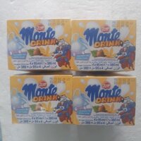 Thùng ván sữa uống  Monte Drink 95ml 6 lốc 24 hủ