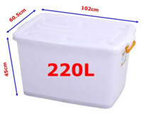 Thùng vuông 220L - Nhựa Duy Tân