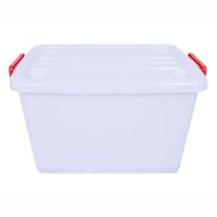 Thùng vuông 30 lít có bánh xe Duy Tân (52 x 32 x 27.5 cm) Thùng nhựa vuông Duy Tân 30 Lít ( Có bánh xe )