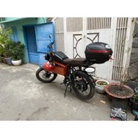 Thùng xe máy điện Dat Bike Weaver 200 - Thùng givi  B270N kèm đế MP60N, ốc gắn và baga givi lắp cho Weaver 200