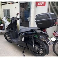 Thùng xe máy điện Theon S, thùng givi E43NTL_ADV kèm đế, kit gắn chuẩn xe Theon S