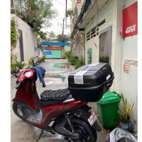 Thùng xe máy điện Vinfast Feliz, thùng givi B45NM kèm đế, kit gắn, hàng givi chính hãng, bảo hành 2 năm