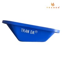 Thùng xe rùa nhựa Trần Đà (loại tốt), hiệu TranDa, dung tích 90 lít, tải trọng 180 Kg