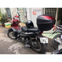 Thùng xe Wave RSX mẫu Givi E250N kèm đế và baga givi chuẩn theo xe