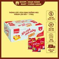 Thùng Xúc Xích Dinh Dưỡng Heo Vissan (20 Gói * 175G)