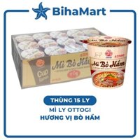 [THÙNG15LY]- OTTOGI - Mì ly Ottogi hương vị Bò hầm, Ottogi mì ly ăn liền, Mì ly bò hầm Otogi ly, Mì ly Hàn Quốc (62g/ly)