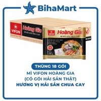 [THÙNG18GÓI]-VIFON - Mì Hoàng Gia hương vị Hải Sản Chua Cay (có gói hải sản thật), Mì Hải sản Vifon Hoàng Gia (130g/gói)