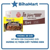 [THÙNG20GÓI-OTTOGI- Mì nấu Jin Jjajang hương vị trộn Xốt tương đen, Mì Sốt tương đen Jin, Mì trộn Jin Jjajang (135g/gói)
