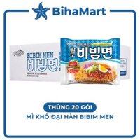 [THÙNG20GÓI] - PALDO - Mì khô Đại Hàn Bibim Men, Mì Bibim Men Hàn Quốc, Mì lạnh trộn Bibimmen, Paldo Bibimen (130g/gói)