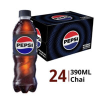(Thùng24chai) Pepsi Không Calo - Hot sale (390ml/Chai)