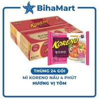 THÙNG24GÓI-PALDO- Mì Koreno hương vị Tôm, Mì Koreno tôm Hàn Quốc, Mì tôm Koreno Hàn Quốc ăn liền, Mì Hàn Quốc (100g/gói)
