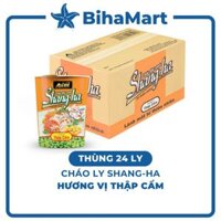[THÙNG24LY]- ASIAFOODS - Cháo ly đậu xanh Shang-ha thập cẩm, Cháo ly Shangha thập cẩm, Cháo ly thập cẩm Shangha (50g/ly)