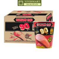 THÙNG24LY-MASAN- Mì ly Kokomi Đại 90 Tôm chua cay (có cây thịt), Mì ly Tôm chua cay Kokomi Đại 90, Mì Kokomi 90g 90g/ly