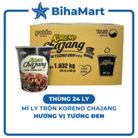 [THÙNG24LY]- PALDO- Mì ly trộn Koreno Chajang tương đen, Mì trộn Koreno Chajang, Mì ly trộn Koreno ChaChang (68g/ly)