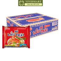 [THÙNG30GÓI]-ACECOOK- Mì lẩu Thái Tôm, Mì ăn liền lẩu thái Tôm, Mì lẩu Thái hương vị Tôm, Mì Thế giới mì Acecook 81g/gói
