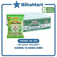 [THÙNG30GÓI]-COLUSA - Mì chay Miliket hương vị Rong biển, Mì chay rong biển Miliket, Mì Miliket chay rong biển (75g/gói)