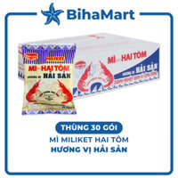 [THÙNG30GÓI] - COLUSA - Mì giấy Miliket Hai Tôm gói vị Hải sản, Mì tôm hiệu Hai Tôm Miliket hiệu 2 Tôm Colusa (70g/gói)