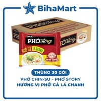 [THÙNG30GÓI] - MASAN - Chin-su phở Story (không thịt) hương vị Phở gà lá chanh, Phở gà Story, Phở Chinsu Story (75g/gói)