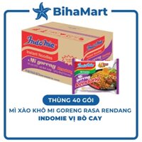 [THÙNG40GÓI]-INDOFOOD- Mì xào khô Indomie Goreng vị Bò cay, Mì Indomie vị Bò cay, Mì xào Indomie, Mì Indomie Indonesia
