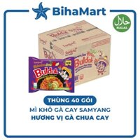 [THÙNG40GÓI]-SAMYANG- Mì khô gà cay Samyang hương vị Gà chua cay, Mì gà chua cay Samyang, Mì Samyang Hàn Quốc (140g/gói)