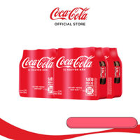 Thùng/Lốc 24 Lon Nước Ngọt Giải Khát Coca-Cola Vị Nguyên Bản Original 320m/Lon