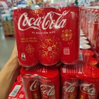 Thùng/lốc 24 Lon Nước Ngọt Giải Khát Coca-Cola Vị Nguyên Bản Original 320m/Lon Coca-Cola Official Store