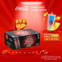 Thùng/Lốc 24 Lon Nước Tăng Lực Giải Khát Thums Up Hương Dâu Rừng 320ml /Lon Coca-Cola Official Store