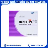 Thuốc Acnotin 20mg MEGA We care điều trị mụn trứng cá nặng (3 vỉ x 10 viên)