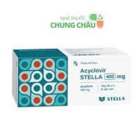 Thuốc Acyclovir Stella 400mg: Điều trị nhiễm Herpes simplex và Varicella zoster (Thuốc kê đơn)