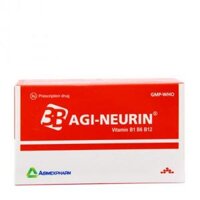 Thuốc Agi-Neurin bổ sung vitamin B (B1, B6, B12) cho cơ thể (10 vỉ x 10 viên)