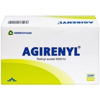 Thuốc Agirenyl 5000IU phòng và điều trị thiếu vitamin A (10 vỉ x 10 viên)