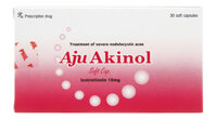 Thuốc Aju Akinol 10mg điều trị mụn trứng cá (3 vỉ x 10 viên)