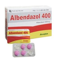 Thuốc Albendazol 400mg Vacopharm điều trị nhiễm một hoặc nhiều loại ký sinh trùng đường ruột (5 vỉ x 4 viên)