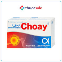 Thuốc Alpha Choay Sanofi điều trị phù nề sau chấn thương, phẩu thuật, bỏng (2 vỉ x 15 viên)
