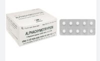 Thuốc Alphachymotrypsin 4200 (Alpha chymotrypsine) Mebiphar kháng viêm chống phù nề (20 vỉ x 10 viên)