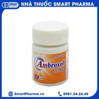 Thuốc Ambroxol 30mg tiêu chất nhầy đường hô hấp ( Lọ 200 viên)