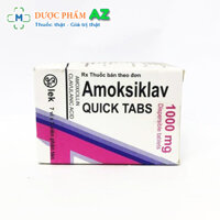 Thuốc Amoksiklav Quicktab 1000mg –  Thuốc điều trị nhiễm khuẩn hiệu quả