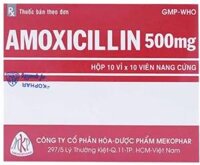 Thuốc Amoxicillin 500mg điều trị nhiễm khuẩn