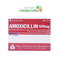 Thuốc Amoxicillin 500mg: Điều trị nhiễm khuẩn đường hô hấp, tiết niệu, tiêu hóa