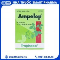 Thuốc Ampelop 625mg Traphaco điều trị viêm loét dạ dày, hành tá tràng (9 vỉ x 10 viên)