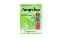 Thuốc Ampelop 625mg Traphaco điều trị viêm loét dạ dày, hành tá tràng (9 vỉ x 10 viên)