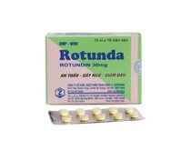Thuốc an thần, trị mất ngủ Rotunda 30mg (10 vỉ x 10 viên/hộp)