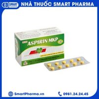 Thuốc ASPIRIN MKP 81 phòng ngừa nhồi máu cơ tim, đột quỵ (10 vỉ x 10 viên)