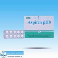 Thuốc Aspirin PH8 (hộp 10 vỉ x 10 viên)