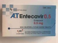 Thuốc AT Entecavir 0.5 mg H/30 viên