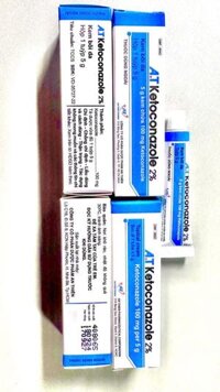 Thuốc A.T Ketoconazole 2% An Thiên 5g điều trị nấm da tại chỗ và toàn thân